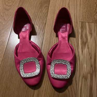 roger vivier pink flats - image 1