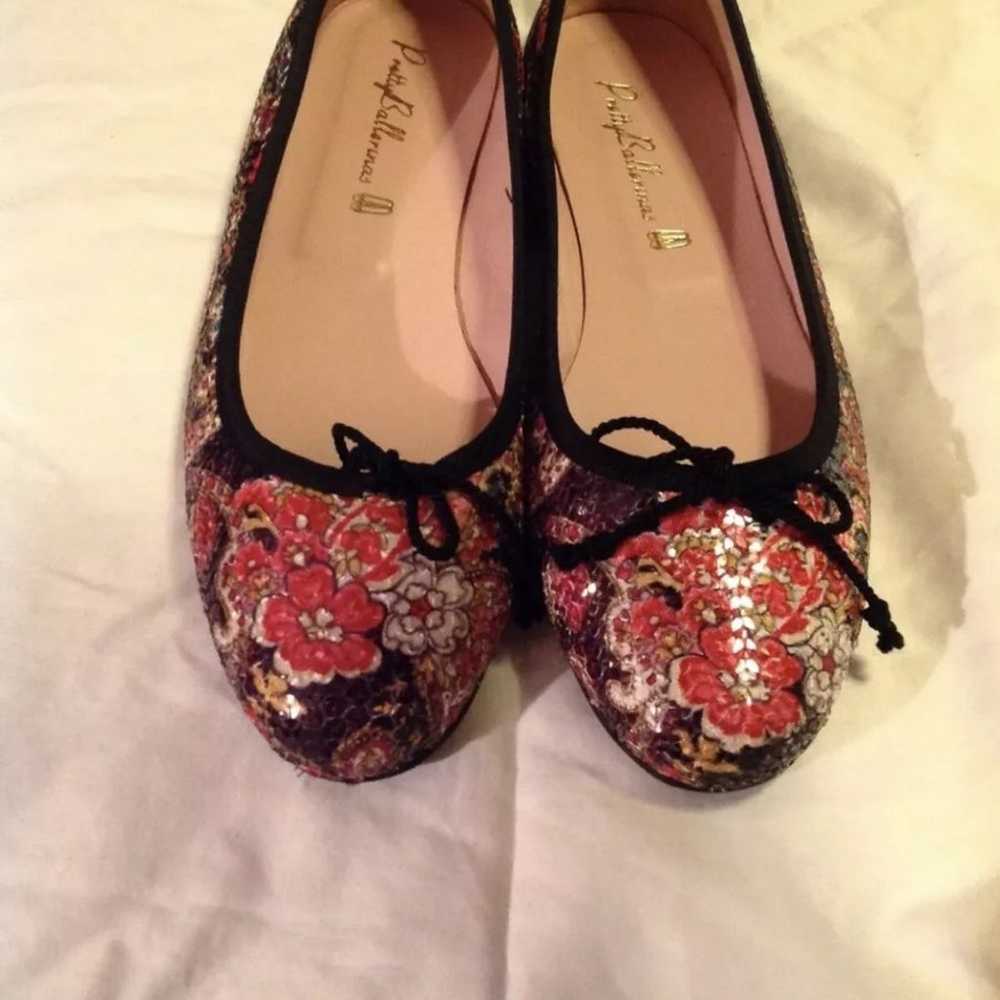 Pretty ballerinas flat shoes with sequin - image 1