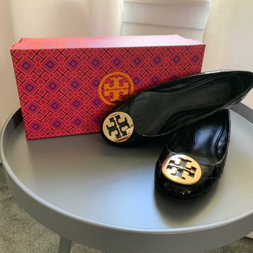 Tory Burch Quinn Ballet Patent Leather F - image 1