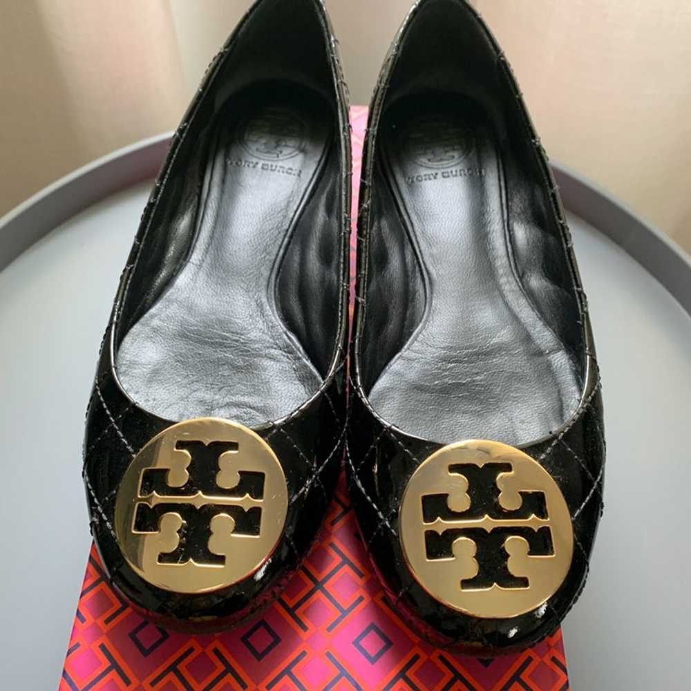 Tory Burch Quinn Ballet Patent Leather F - image 2