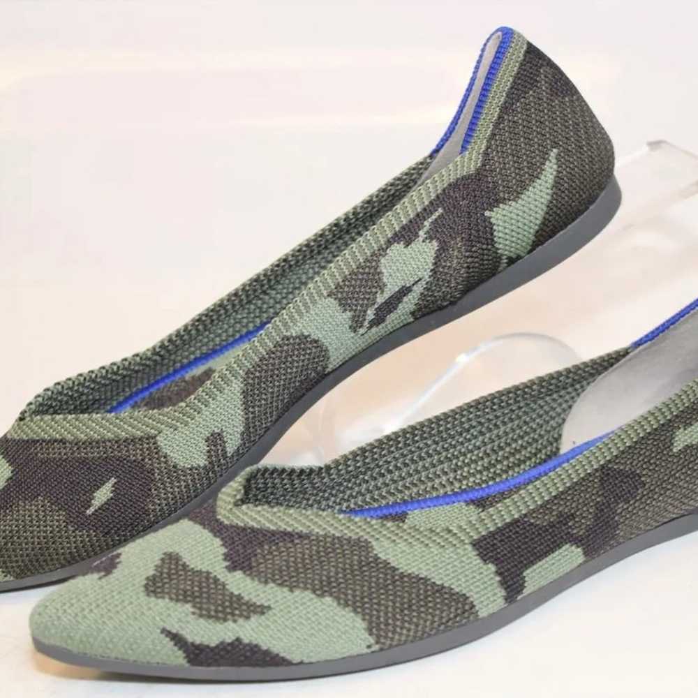 Rothy's The Point Jungle Camo Flat Slip On Pumps … - image 7