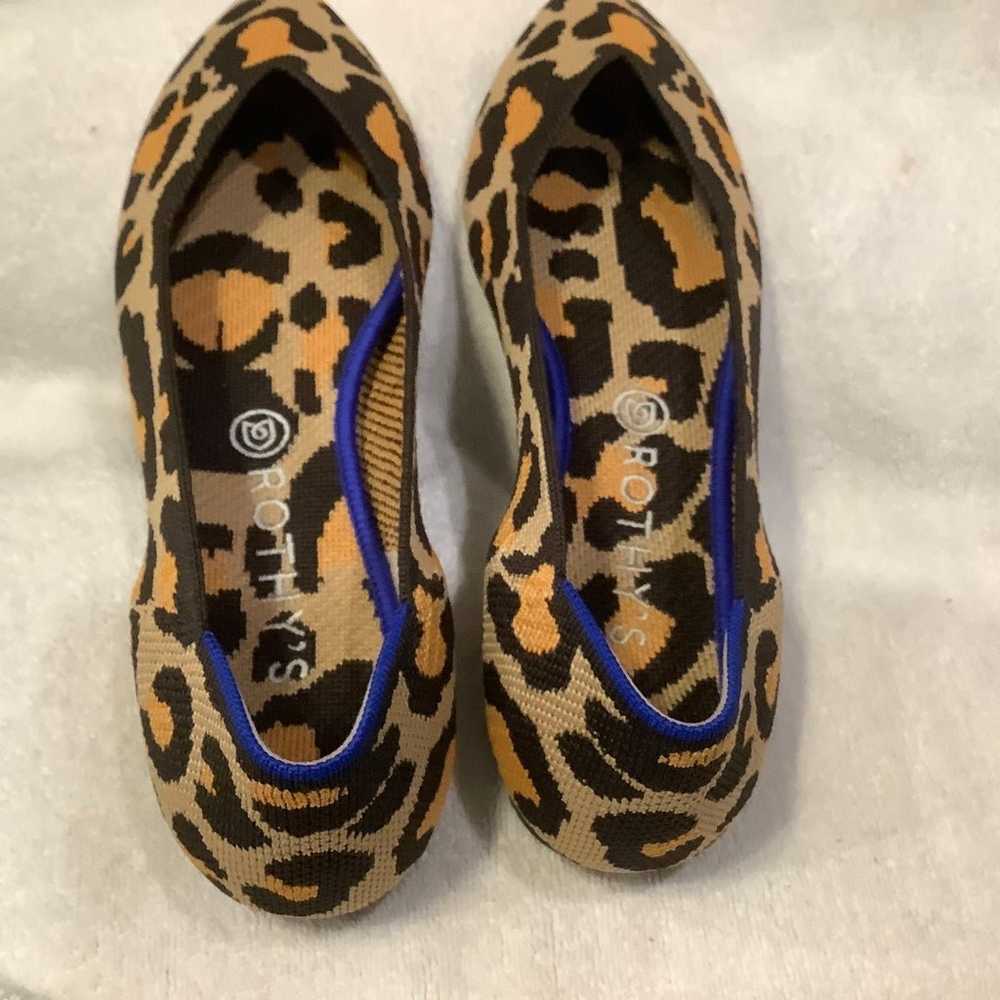 Rothy's The Point Big Cat Textile Ballet Flat Tra… - image 4