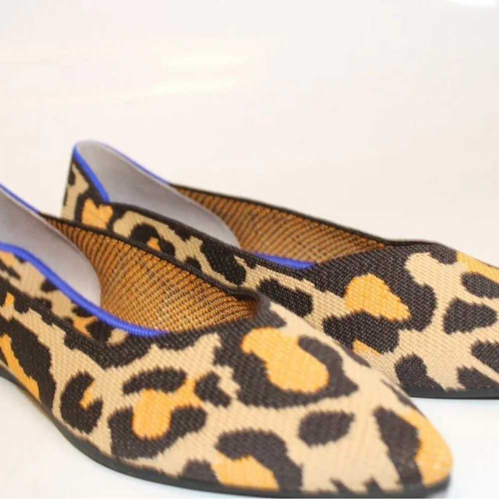 Rothy's The Point Big Cat Textile Ballet Flat Tra… - image 8