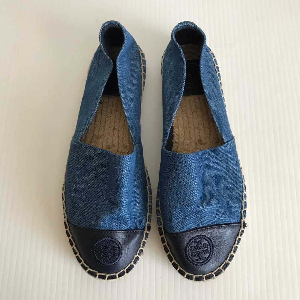 colorblock espadrille flat