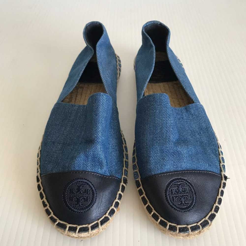 colorblock espadrille flat