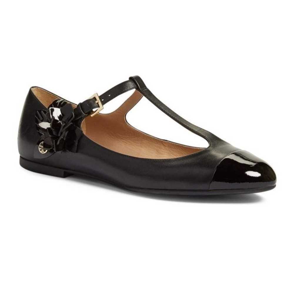 Tory Burch Blossom T-Strap leather flats - image 1