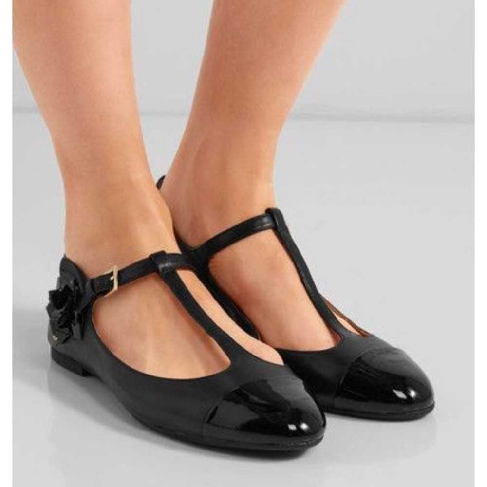 Tory Burch Blossom T-Strap leather flats - image 6