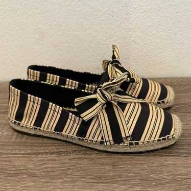 NEW Tory Burch Bow Espadrille Flats, Size 6 - image 1