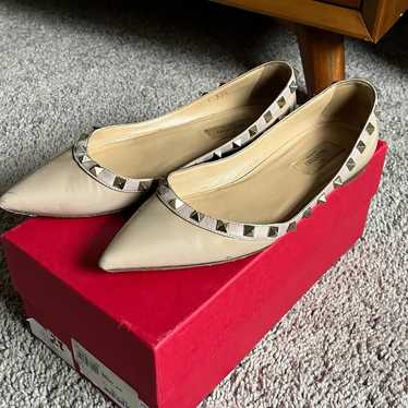 Valentino PATENT ROCKSTUD BALLET FLAT