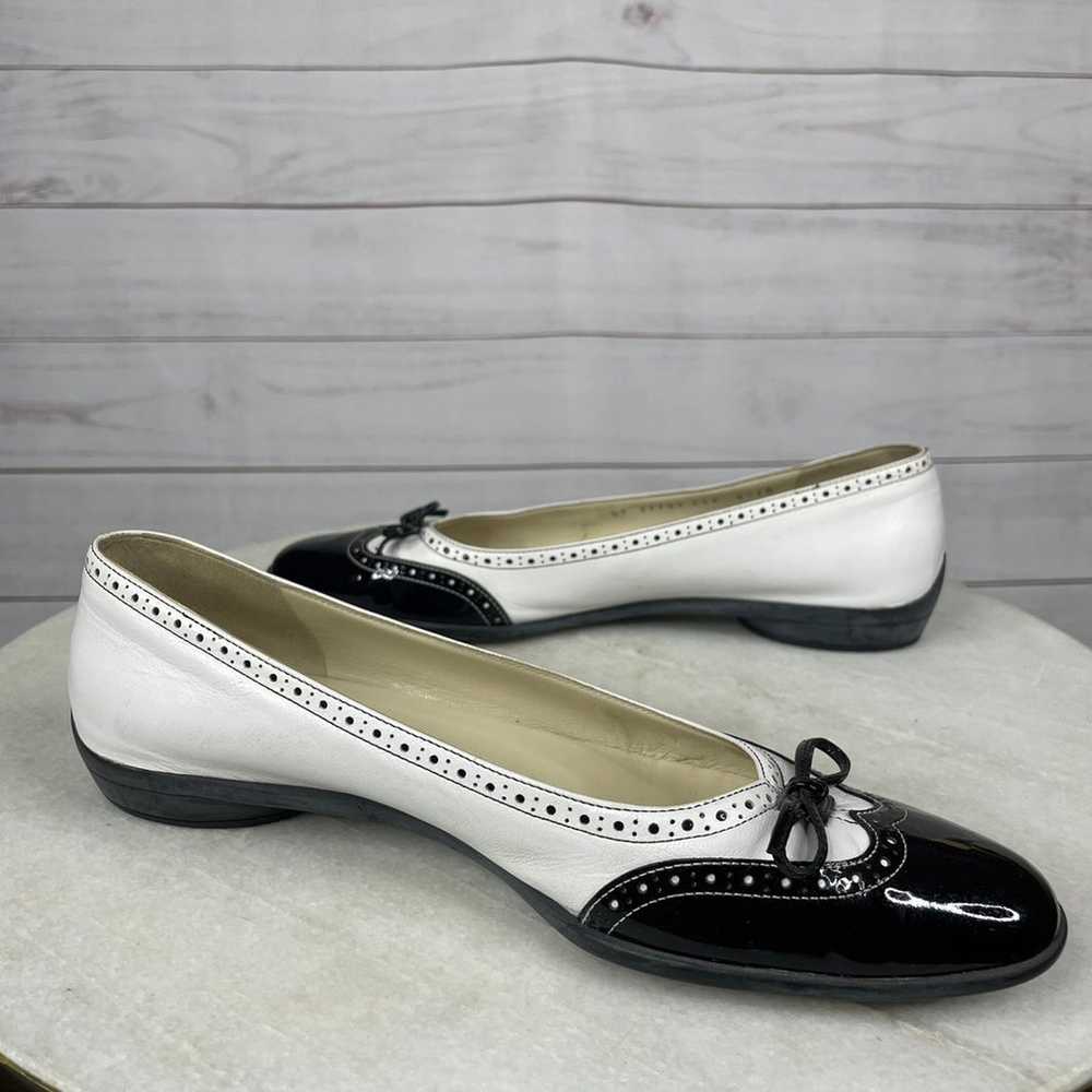 Salvatore Ferragamo Cap Toe Ballet Flats - image 5