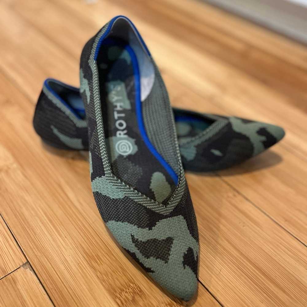 Rothy's The Point Jungle Camo Flat Slip On Pumps … - image 5