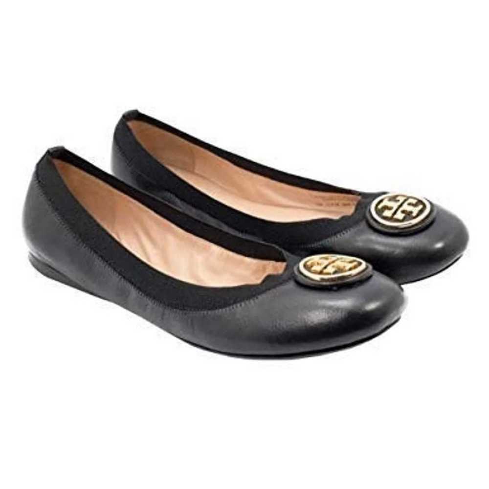 Tory Burch Black Leather Flats - image 4