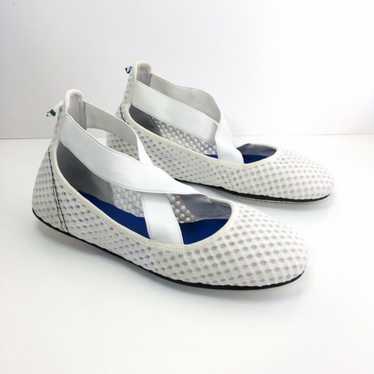 Tory Burch Sport White Mesh Ballet Flats