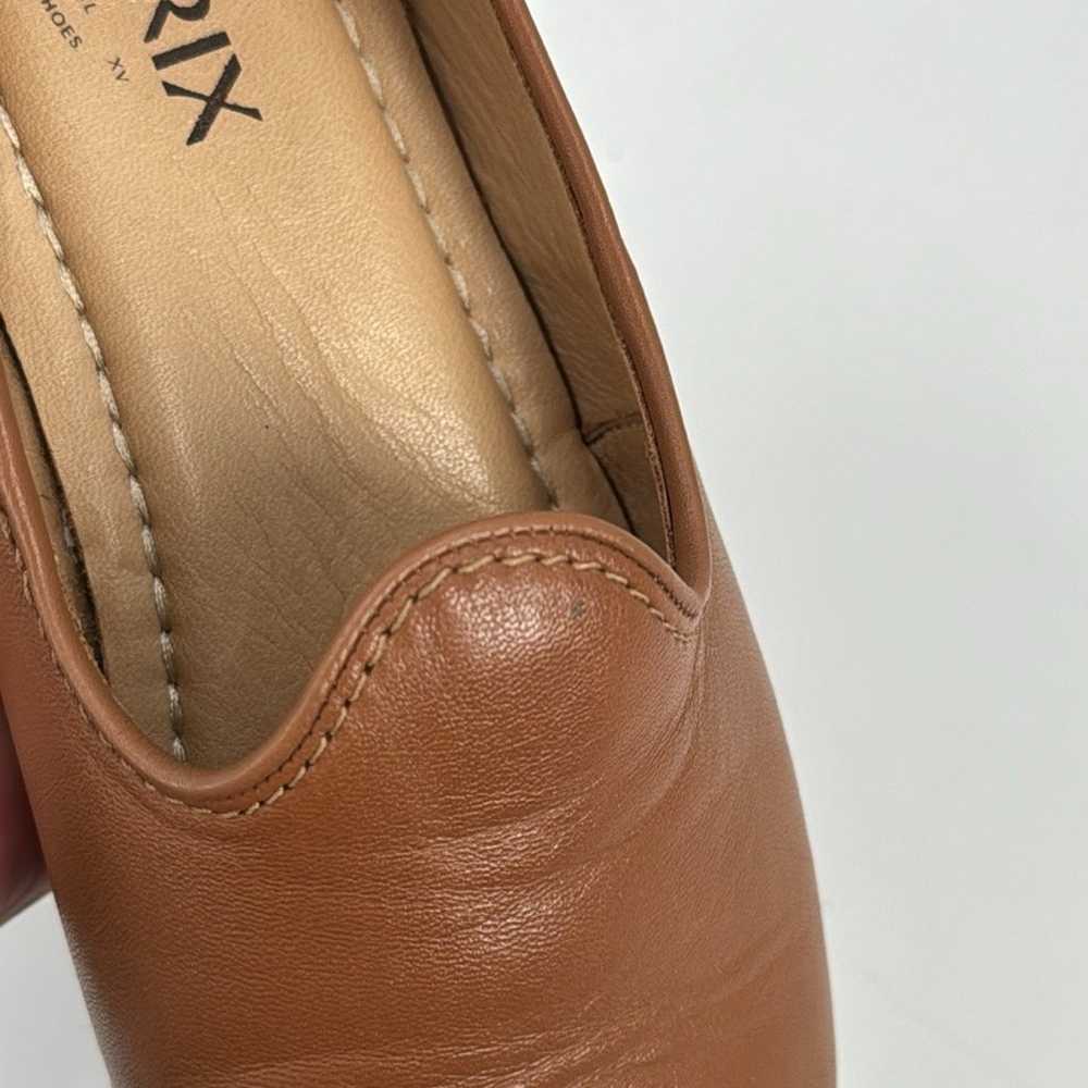 Charix Camel brown leather loafers - image 3