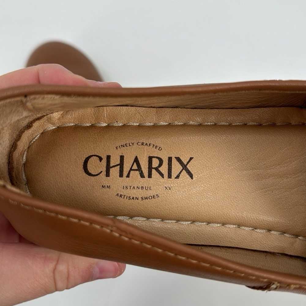 Charix Camel brown leather loafers - image 4