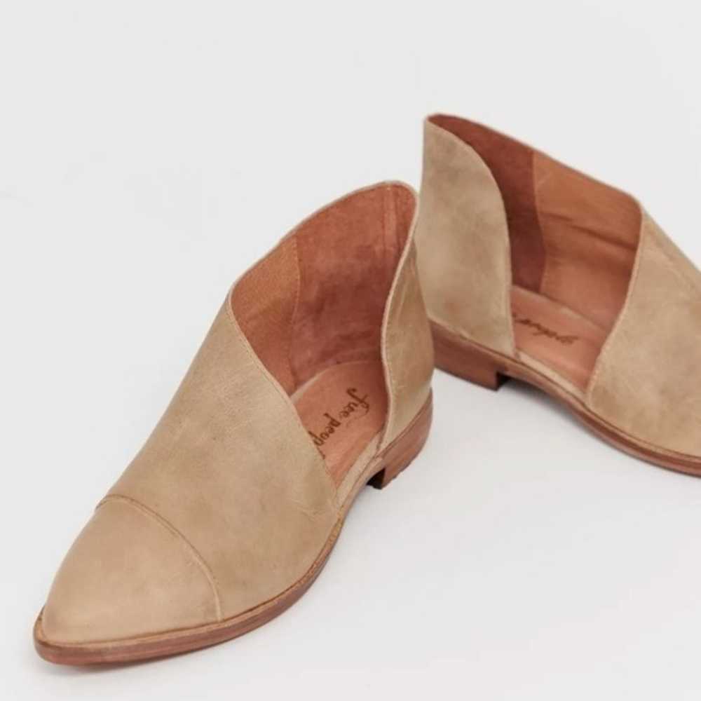 Free People Womens Royale Flat Side CutOut Ankle … - image 2