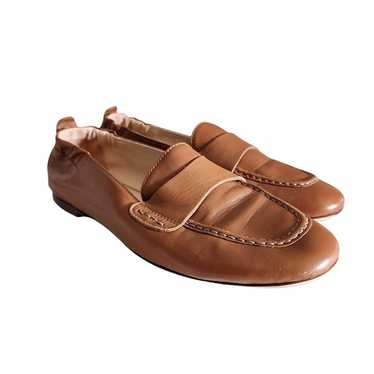 AGL Shoes Women's 38.5 8.5 Tan Brown Pure Moccasin