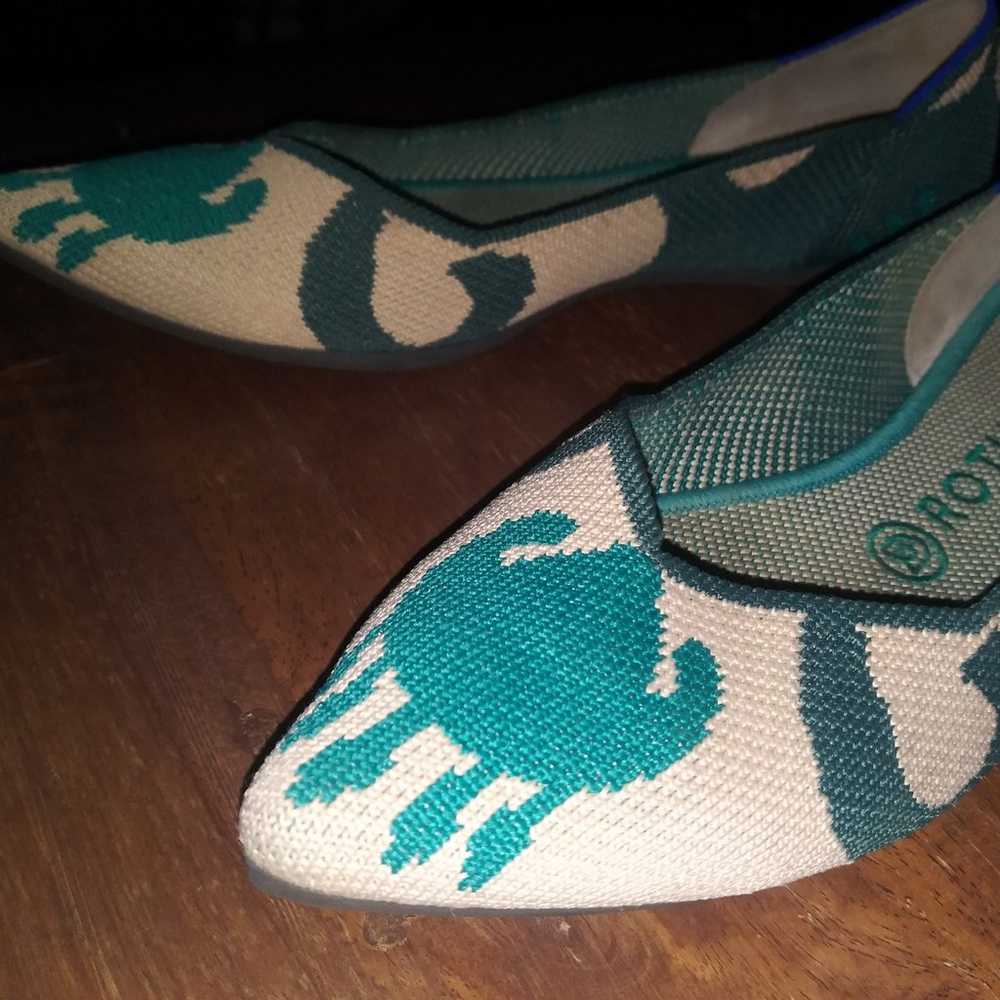 Women's Rare Rothys The Point Moroccan Flats Size… - image 2
