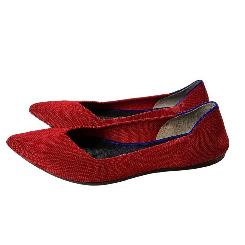 Rothy's The Point Chili Red Flats Women's 7 - image 1