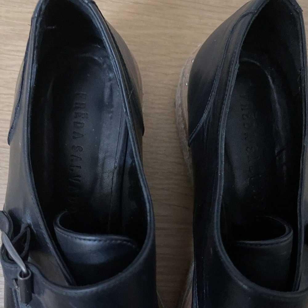 Women's Freda Salvador Size 8 Dig Oxford Shoes Bl… - image 4