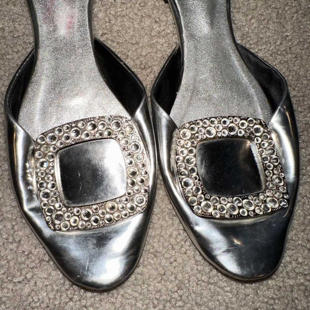 Roger Vivier metallic silver ballerina flats - image 10