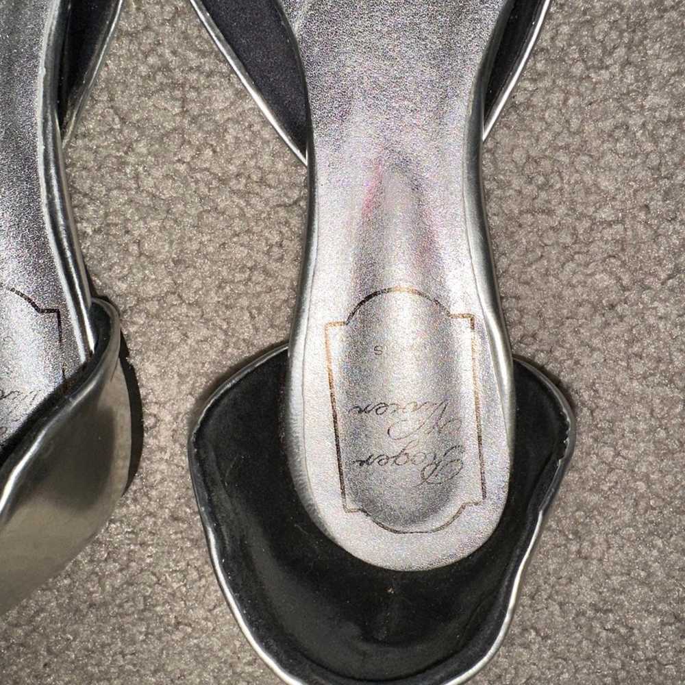 Roger Vivier metallic silver ballerina flats - image 9