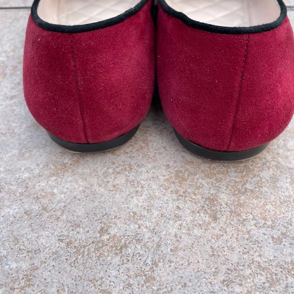Prada suede loafers with bow - image 4