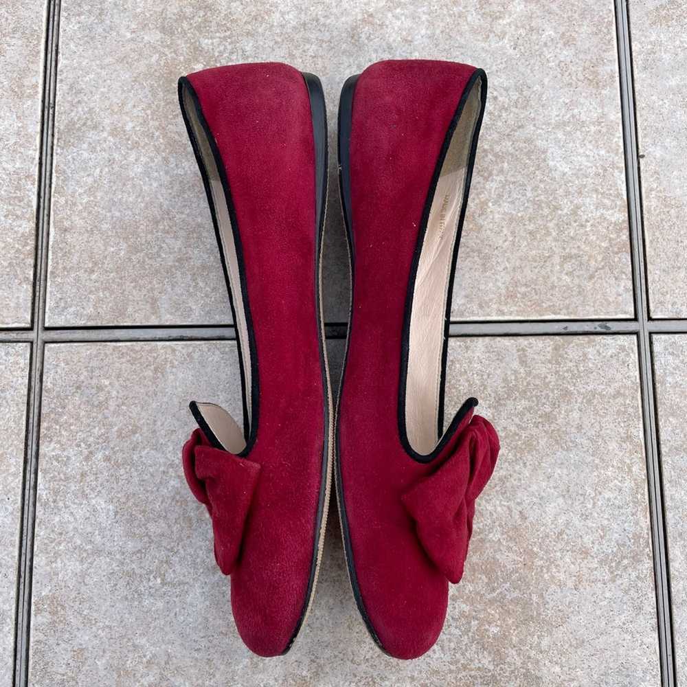 Prada suede loafers with bow - image 6