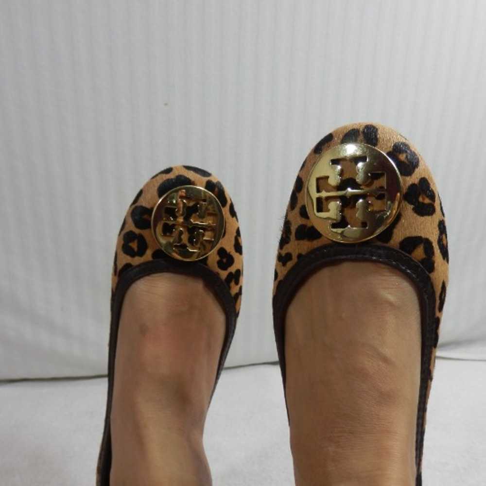 Tory Burch Flats Reva Haircalf 7.5 M - image 2