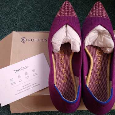 Rothy's mulberry pointed toe flats - image 1