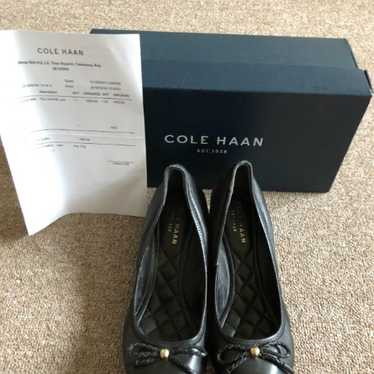Cole Haan Black Tali Lace Wedges