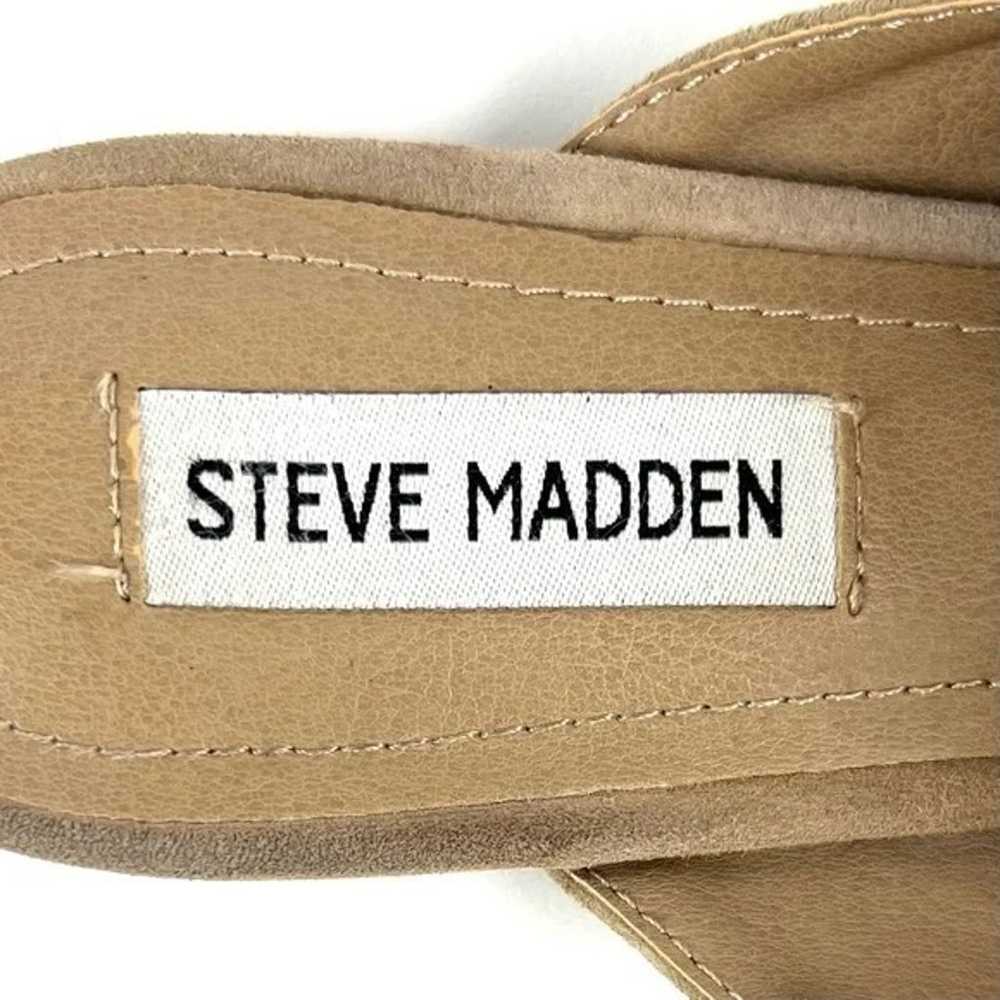 Steve Madden Faraway Taupe Suede Chain Mule - image 6