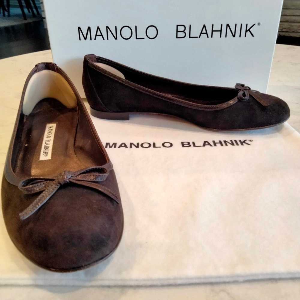 manolo blahnik ballet flats - image 1