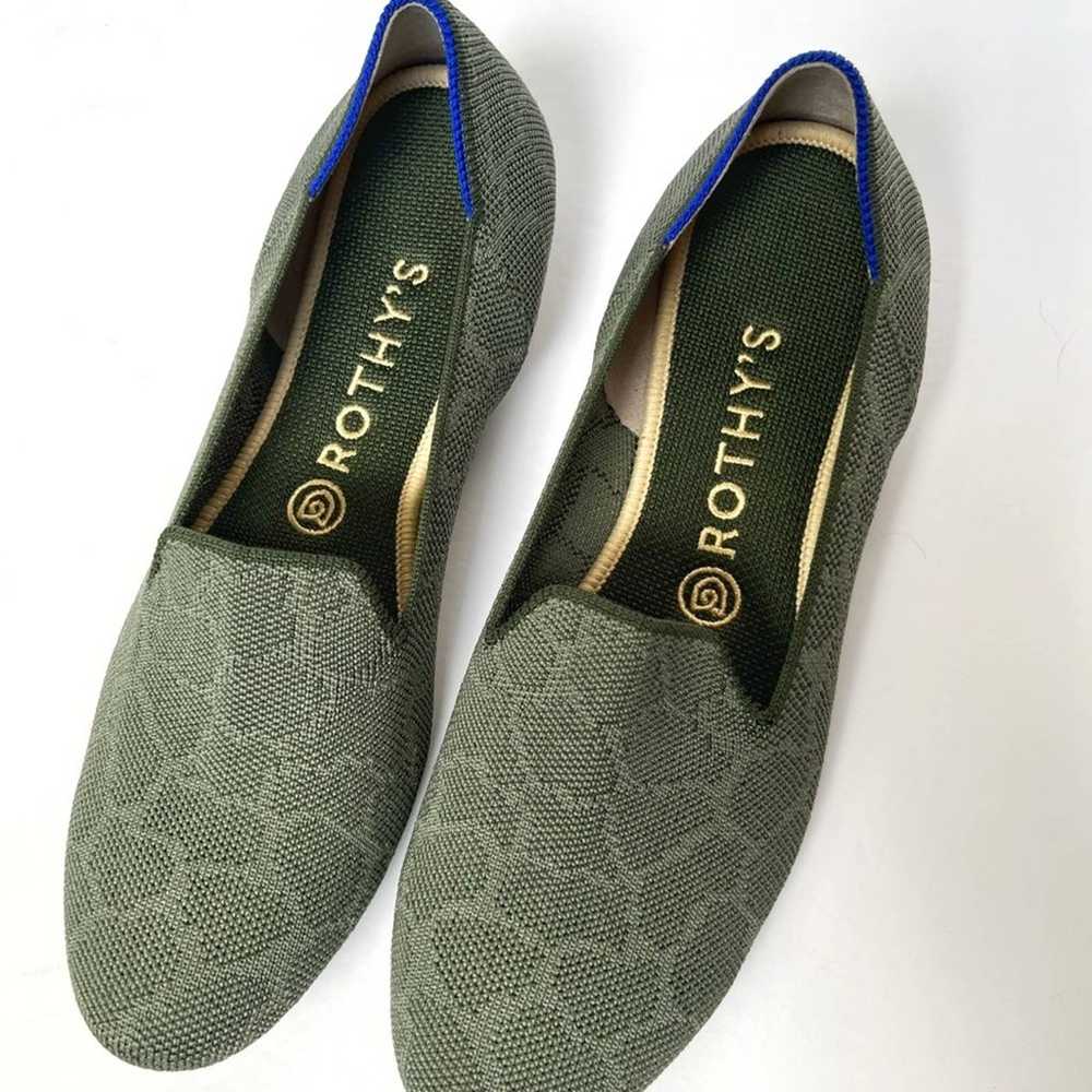 EUC Rothy’s Safari Green Loafers - image 2