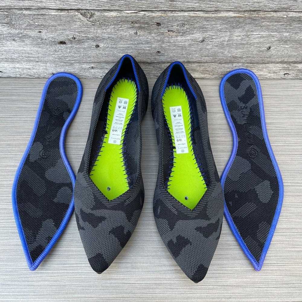Rothy's Retired Dark Camo Pointed Flats - image 11
