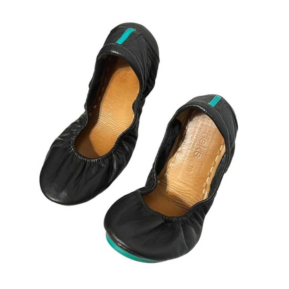 Tieks Women's Matte Black Italian Leather Ballet … - image 11