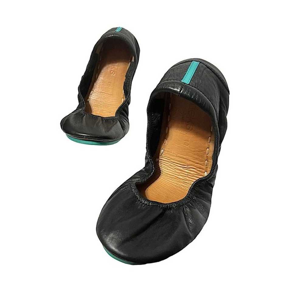 Tieks Women's Matte Black Italian Leather Ballet … - image 2