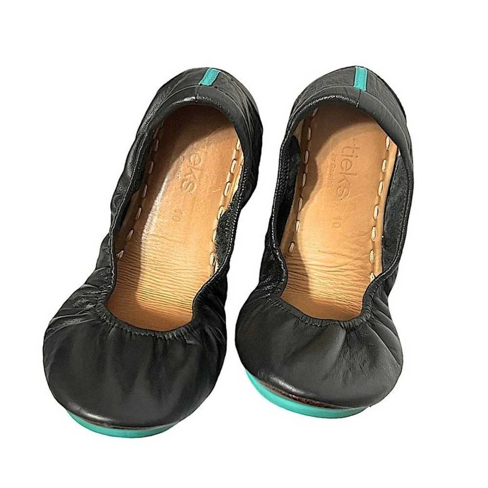 Tieks Women's Matte Black Italian Leather Ballet … - image 4