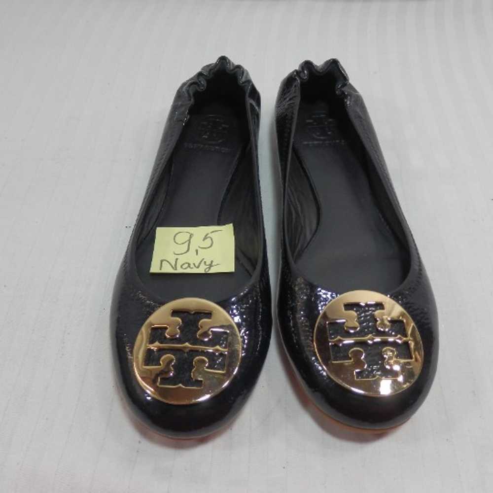 Tory Burch Flat Reva sz 9.5 M Navy - image 3