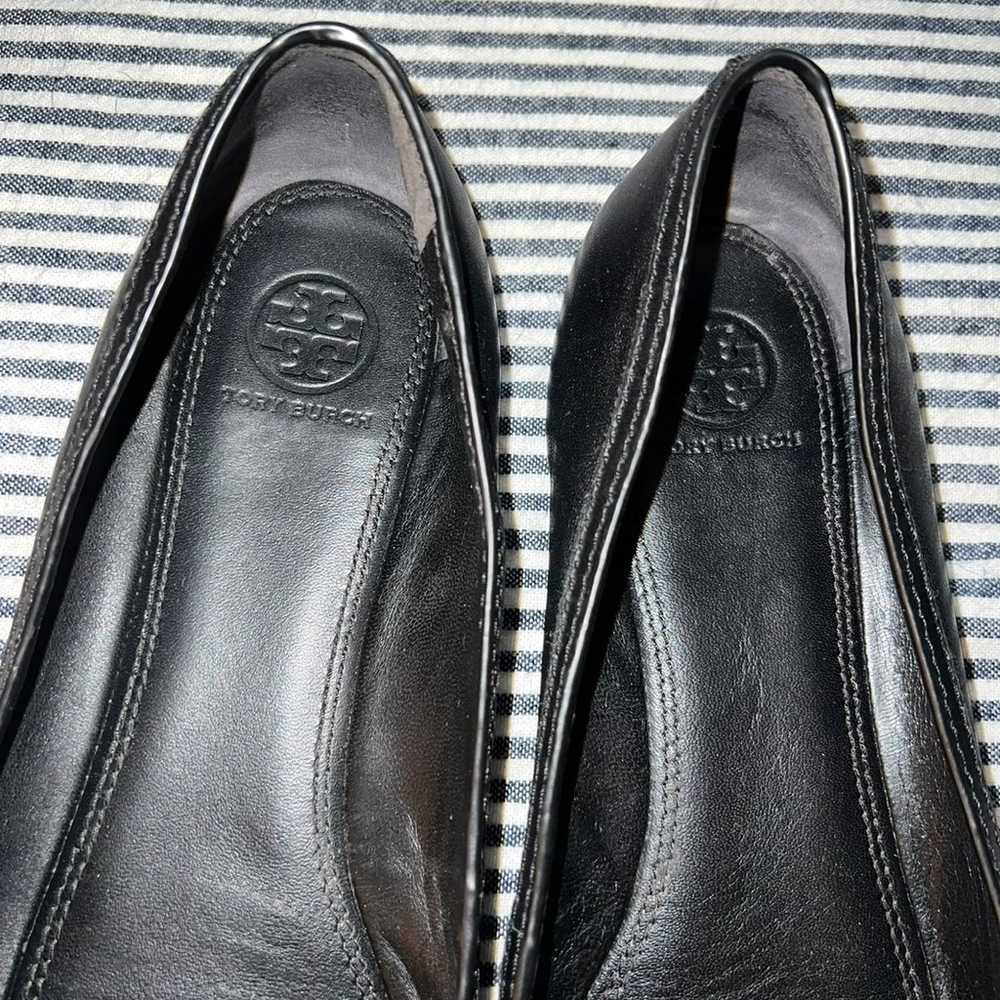 Tory Burch Lowell Black Leather Flats - image 3