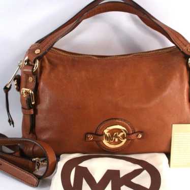 Michael KORS BROWN SLOUCHY SOFT LEATHER "VINTAGE"… - image 1