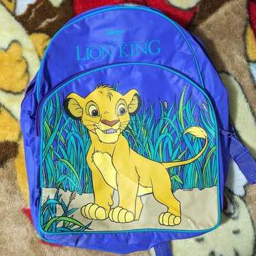 Disney Lion King Pyramid Backpack Vintage 1990's - image 1