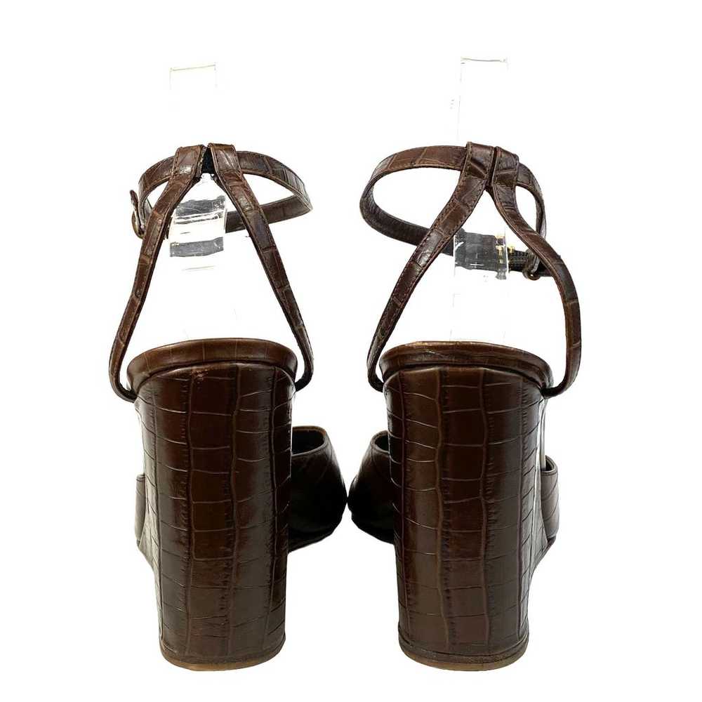VTG Classiques Entier Leather Women's Brown Croc … - image 6