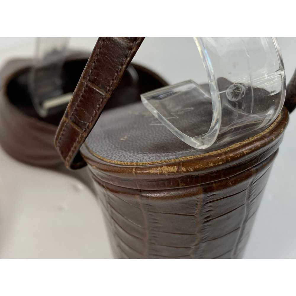 VTG Classiques Entier Leather Women's Brown Croc … - image 9