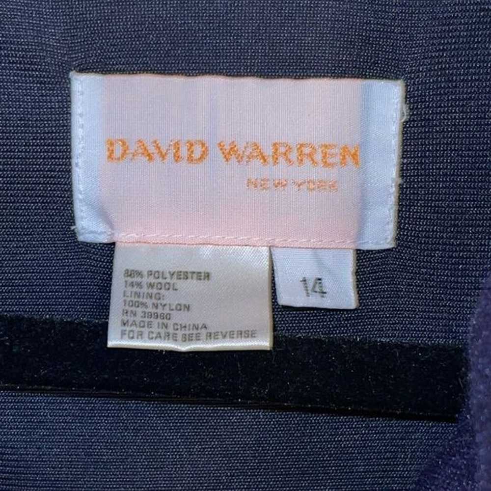 David Warren New York Color Block Dress | Size 14 - image 9