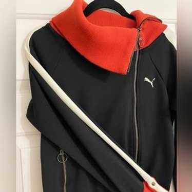 ジャケット・アウター 00s PUMA nylon jacket y2k archive Vtg 2000s Y2K Puma Track Jacket Mens M Navy Red Stripe Zip