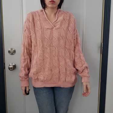 90s Saks Fifth Avenue Silk Blend Sweater - image 1