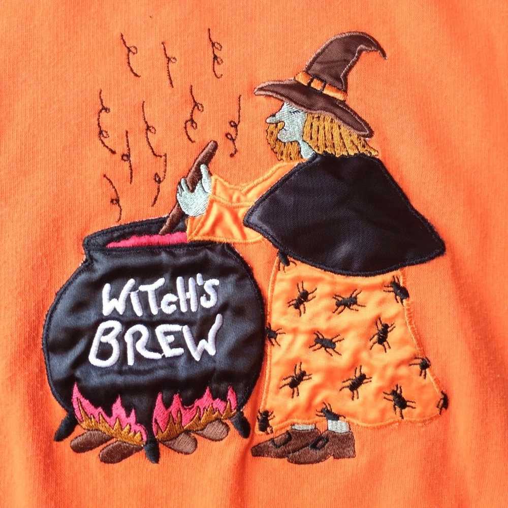 vintage Basic Editions Witch's Brew embroidered s… - image 1