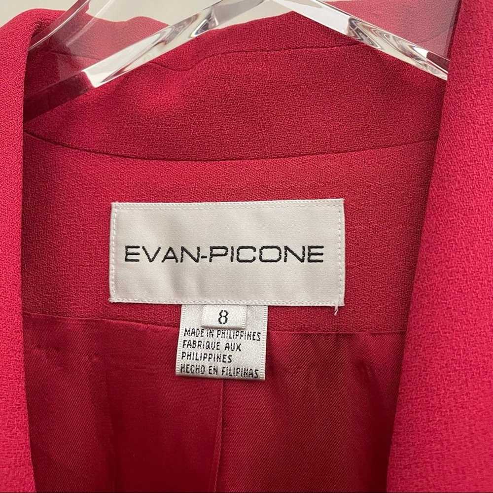 Evan-Picone Red Blazer Suit Jacket 8 - image 2