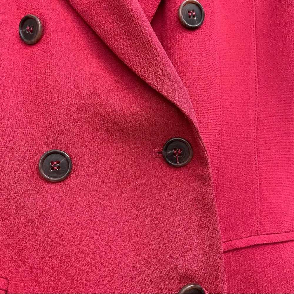 Evan-Picone Red Blazer Suit Jacket 8 - image 3
